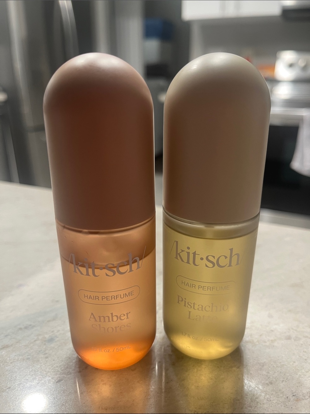Kitsch Hair Perf Duo — Amber Shores & Pistachio Latte sprays 1.7
